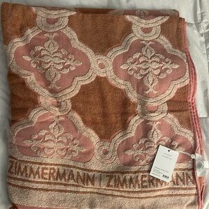 Zimmermann beach towel BNWT